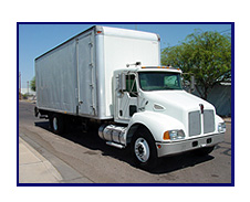 2003 Kenworth T-300 with 26ft Van Body