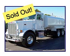 1995 Peterbilt 357 with New 4,000 Gallon Maverick Water System