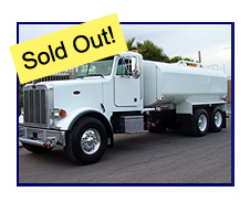 1996 Peterbilt 357 with New 4,000 Gallon Maverick Water System