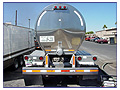 1989 Brenner Stainless Steel 6,500 Gallon Semi Transport Trailer